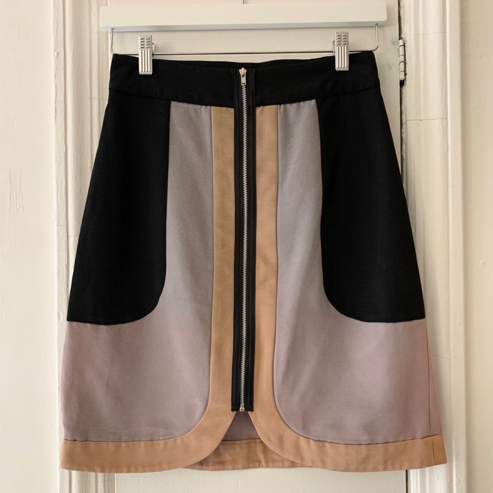 Thread Social paneled A line skirt size 0